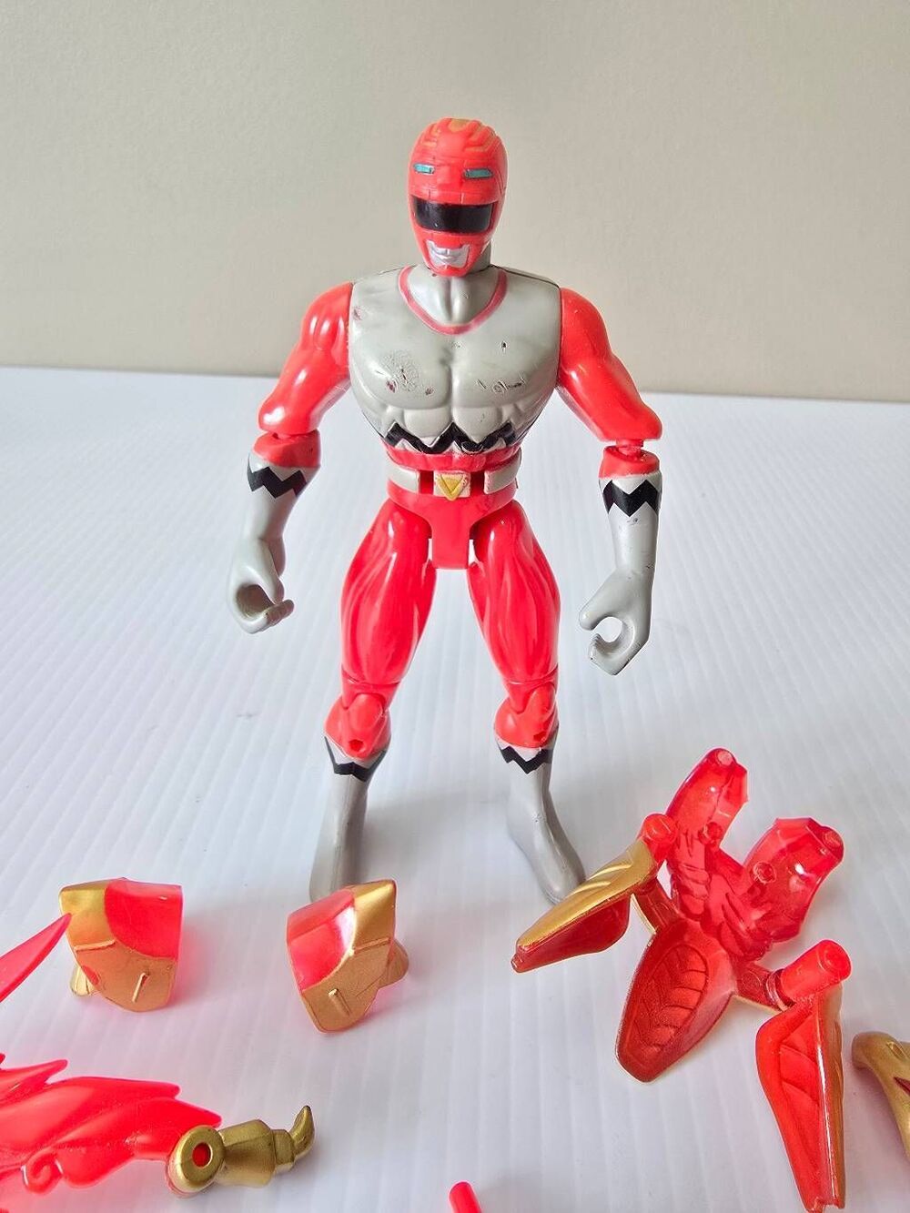 Mighty Morphin Power Rangers Lost Galaxy Red Ranger-Incomplete - Picture 8 of 10